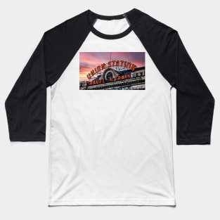 Union Station - Travel by Train Baseball T-Shirt